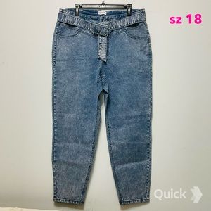 sz 18 - New Indigo Rein Light Blue Distressed Jeans
